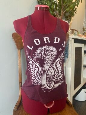 Lords of Gastown Graphic Racerback Snake Moto Tank